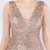  In Stock:Ship in 48 Hours Gold Sequins Beading Party Dress