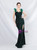 In Stock:Ship in 48 Hours Green Sequins Split Prom Dress