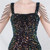 In Stock:Ship in 48 Hours Colorful Black Straps Sequins Beading Prom Dress