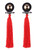 Fashion Hot Sale Brand Tassel Long Earrings Statement Jewelry