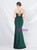 In Stock:Ship in 48 Hours Green Spaghetti Straps Pleats Prom Dress