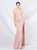 In Stock:Ship in 48 Hours Pink Spaghetti Straps Pleats Prom Dress