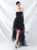 In Stock:Ship in 48 Hours Black Tulle Hi Lo Party Dress
