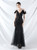 In Stock:Ship in 48 Hours Black Sequins Tulle Straps Party Dress