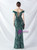 In Stock:Ship in 48 Hours Green Mermaid Sequins Feather Party Dress