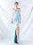 In Stock:Ship in 48 Hours Sky Blue Mermaid Straps Prom Dress