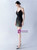 In Stock:Ship in 48 Hours Black Spaghetti Straps Sequins Short Party Dress