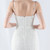 In Stock:Ship in 48 Hours White Mermaid Sequins Straps Beading Party Dress