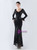In Stock:Ship in 48 Hours Sexy Black Sequins Long Sleeve Prom Dress