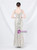In Stock:Ship in 48 Hours Apricot Sequins Straps Beading Slit Party Dress