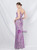 In Stock:Ship in 48 Hours Purple Split Beading Party Dress