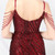 In Stock:Ship in 48 Hours Sexy Burgundy Straps Sequins Beading Prom Dress