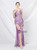 In Stock:Ship in 48 Hours Sexy Purple Straps Sequins Beading Prom Dress
