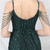 In Stock:Ship in 48 Hours Sexy Green Straps Sequins Beading Prom Dress