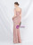 In Stock:Ship in 48 Hours Pink Sequins Split Beading Party Dress