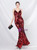 In Stock:Ship in 48 Hours Sexy Burgundy Sequins Spaghetti Straps Party Dress