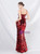 In Stock:Ship in 48 Hours Sexy Burgundy Sequins Spaghetti Straps Party Dress