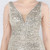 In Stock:Ship in 48 Hours Cheap Silver V-neck Sequins Party Dress