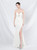In Stock:Ship in 48 Hours White Mermaid Strapless Split Party Dress