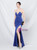 In Stock:Ship in 48 Hours Royal Blue Mermaid Strapless Split Party Dress