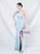 In Stock:Ship in 48 Hours Light Blue One Shoulder Beading Party Dress