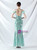 In Stock:Ship in 48 Hours Sexy Mint Green Sequins Straps Feather Party Dress