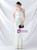 In Stock:Ship in 48 Hours Elegant White Sequins Straps Party Dress