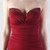 In Stock:Ship in 48 Hours Burgundy Mermaid Pleats Beading Party Dress