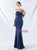 In Stock:Ship in 48 Hours Navy Blue Mermaid Pleats Beading Party Dress