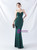 In Stock:Ship in 48 Hours Green Mermaid Pleats Beading Party Dress