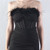 In Stock:Ship in 48 Hours Black Strapless Split Party Dress