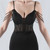 In Stock:Ship in 48 Hours Sexy Black Spaghetti Straps Beading Party Dress