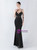 In Stock:Ship in 48 Hours Sexy Black Spaghetti Straps Beading Party Dress