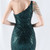 In Stock:Ship in 48 Hours Sexy Green Sequins Split Beading Party Dress