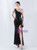 In Stock:Ship in 48 Hours Sexy Black Sequins Split Beading Party Dress