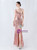 In Stock:Ship in 48 Hours Sexy Pink Sequins Split Beading Party Dress