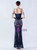 In Stock:Ship in 48 Hours Sexy Navy Blue Sequins Straps Beading Party Dress