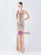 In Stock:Ship in 48 Hours Hot Sale Gold Sequins Split Party Dress