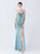 In Stock:Ship in 48 Hours Sky Blue Sequins Split Party Dress
