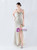 In Stock:Ship in 48 Hours Mermaid Silver Sequins Split Party Dress