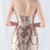 In Stock:Ship in 48 Hours Gold Straps Beading Sequins Party Dress