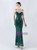 In Stock:Ship in 48 Hours Green Straps Beading Sequins Party Dress