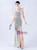 In Stock:Ship in 48 Hours Sexy Silver Mermaid Sequins One Shoulder Party Dress