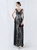 In Stock:Ship in 48 Hours Sexy Black Silver V-neck Sequins Party Dress