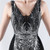 In Stock:Ship in 48 Hours Sexy Black Silver V-neck Sequins Party Dress