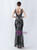 In Stock:Ship in 48 Hours Sexy Black Silver V-neck Sequins Party Dress