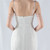 In Stock:Ship in 48 Hours Fashion White Spaghetti Straps Beading Party Dress