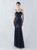 In Stock:Ship in 48 Hours Elegant Black Spaghetti Straps Beading Party Dress