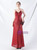In Stock:Ship in 48 Hours Simple Burgundy Sequins Spaghetti Straps Party Dress