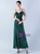In Stock:Ship in 48 Hours Green Beading Sequins Straps Party Dress